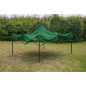 Tonnelle escamotable Dellonda Premium 3 x 3 m, revêtement PVC, tissu résistant à l'eau, fourni avec sac de transport, corde, piq