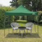 Dellonda Premium 3 x 3m Pop-Up Gazebo, PVC Coated, Water Resistant Fabric, Supplied with Carry Bag, Rope, Stakes & Weight Bags -