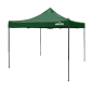 Dellonda Premium 3 x 3m Pop-Up Gazebo, PVC Coated, Water Resistant Fabric, Supplied with Carry Bag, Rope, Stakes & Weight Bags -