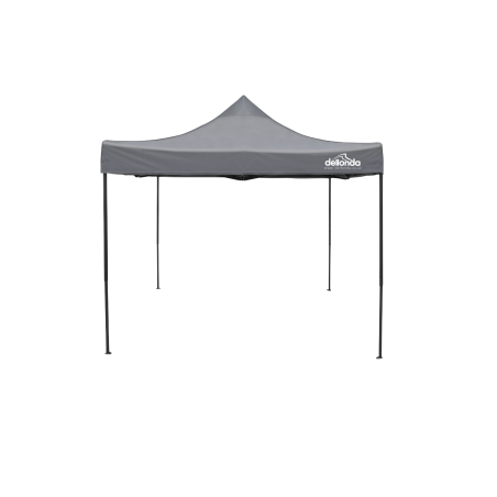 Dellonda Premium 3 x 3m Pop-Up Gazebo, PVC Coated, Water Resistant Fabric, Supplied with Carry Bag, Rope, Stakes & Weight Bags -