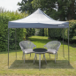 Dellonda Premium 3 x 3m Pop-Up Gazebo, PVC Coated, Water Resistant Fabric, Supplied with Carry Bag, Rope, Stakes & Weight Bags -