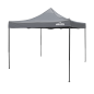 Dellonda Premium 3 x 3m Pop-Up Gazebo, PVC Coated, Water Resistant Fabric, Supplied with Carry Bag, Rope, Stakes & Weight Bags -