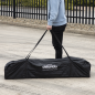 Tonnelle escamotable Dellonda Premium de 3 x 4,5 m, robuste, enduit de PVC, tissu résistant à l'eau, fourni avec sac de transpor