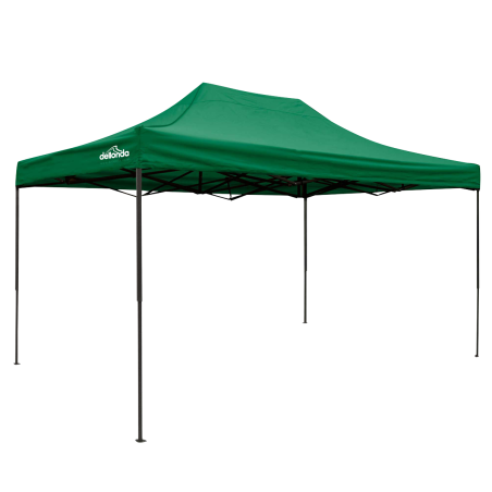 Dellonda Premium 3 x 4.5m Pop-Up Gazebo, Heavy Duty, PVC Coated, Water Resistant Fabric, Supplied with Carry Bag, Rope, Stakes &