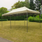 Dellonda Premium 3x6m Pop-Up Gazebo, Heavy Duty, PVC Coated, Water Resistant Fabric Supplied with Carry Bag, Rope, Stakes & Weig