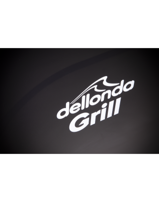 Dellonda 3 Burner Gas BBQ Grill, Ignition, Thermometer, Black/Stainless Steel