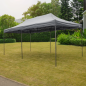 Tonnelle escamotable Dellonda Premium 3 x 6 m, robuste, revêtement PVC, tissu résistant à l'eau, fourni avec sac de transport, c