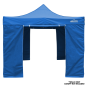 Dellonda Premium Parois latérales/portes/fenêtres pour tonnelle/chapiteau, convient aux modèles 2 x 2 m – Bleu