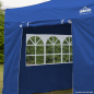 Dellonda Premium Side Walls/Doors/Windows for Gazebo/Marquee, Fits 2 x 2m Models - Blue