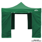 Dellonda Premium Side Walls/Doors/Windows for Gazebo/Marquee, Fits 2 x 2m Models - Dark Green