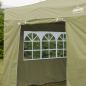 Dellonda Premium 2x2m Pop-Up Gazebo & Side Walls, PVC Coated, Water Resistant Fabric, Supplied with Carry Bag, Rope, Stakes & We