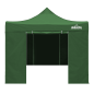 Dellonda Premium 2x2m Pop-Up Gazebo & Side Walls, PVC Coated, Water Resistant Fabric with Carry Bag, Rope, Stakes & Weight Bags 