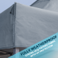 Dellonda Premium 2x2m Pop-Up Gazebo & Side Walls, PVC Coated, Water Resistant Fabric, Supplied with Carry Bag, Rope, Stakes & We