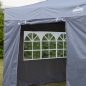 Dellonda Premium 2x2m Pop-Up Gazebo & Side Walls, PVC Coated, Water Resistant Fabric, Supplied with Carry Bag, Rope, Stakes & We