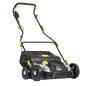 Dellonda 1500W Electric 2-in-1 Scarifier with 5-Heights, 36cm Cutting Diameter, 45L Grass Collection Bag, 10m Mains Cable, Hand 