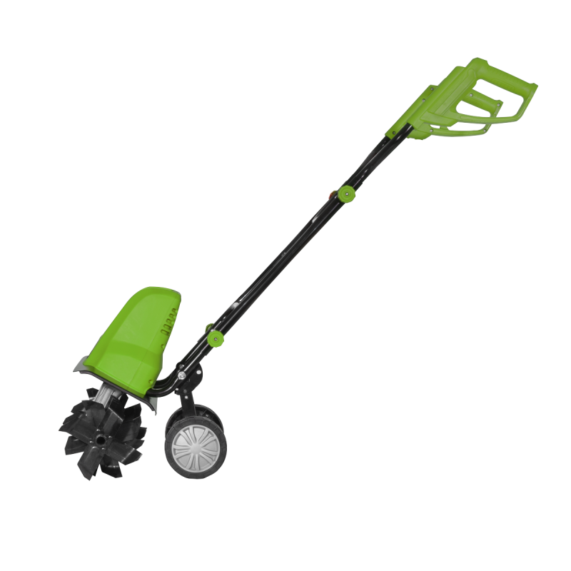 Dellonda Electric Tiller/Cultivator, 1500W Rotavator for Digging Garden Soil, Electric Weeder 40cm Working Width, 6 Blades, 10m 