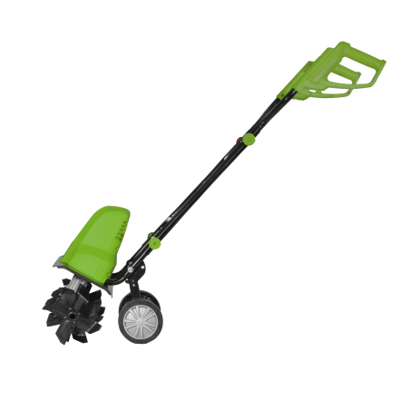 Dellonda Electric Tiller/Cultivator, 1500W Rotavator for Digging Garden Soil, Electric Weeder 40cm Working Width, 6 Blades, 10m 