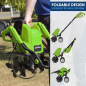 Dellonda Motoculteur/Cultivateur électrique 1500 W pour creuser la terre du jardin, désherbeur électrique, largeur de travail de