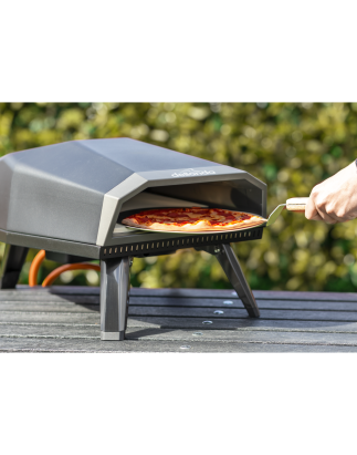 Dellonda Gas Pizza Oven with Gas Regulator, Water Resistant Cover/Carry Bag & 12" Pizza Peel