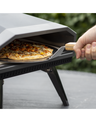 Dellonda Gas Pizza Oven with Gas Regulator, Water Resistant Cover/Carry Bag & 12" Pizza Peel