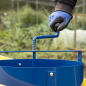 Grand tamis de jardin rotatif Dellonda pour terre et pierres. Convient également au compost, à la terre et aux roches. Énigme de