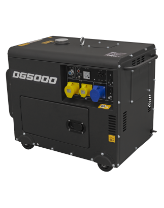 Diesel Generator - 4-Stroke Engine 5000W 110/230V