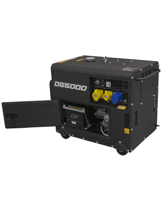 Diesel Generator - 4-Stroke Engine 5000W 110/230V