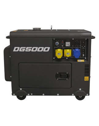 Diesel Generator - 4-Stroke Engine 5000W 110/230V