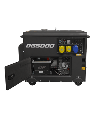 Diesel Generator - 4-Stroke Engine 5000W 110/230V