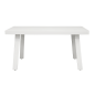 Ensemble de canapé d'angle et table basse de jardin extérieur 3 pièces Dellonda Kyoto blanc