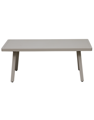 Ensemble de canapé, fauteuils et table basse d'extérieur 4 pièces en aluminium Dellonda Fusion