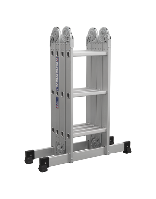 Folding Platform Ladder 4-Way Aluminium - BS EN 131