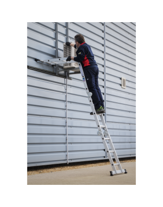 Folding Platform Ladder 4-Way Aluminium - BS EN 131