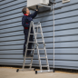 Folding Platform Ladder 4-Way Aluminium - BS EN 131