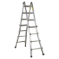 Telescopic Ladder Adjustable Height 4-Way Aluminium - BS EN 131