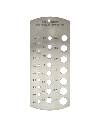 Metric Drill Gauge 1-13mm