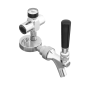 Baridi UK Style Beer Tap with CO2 Regulator for Baridi Growler Kegs - DH102