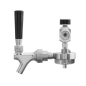 Baridi UK Style Beer Tap with CO2 Regulator for Baridi Growler Kegs - DH102