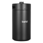 Baridi Growler Keg 5L, noir mat adapté aux boissons gazeuses et à la bière - DH104