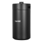 Baridi Growler Keg 5L, noir mat adapté aux boissons gazeuses et à la bière - DH104