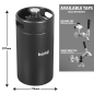 Baridi Growler Keg 5L, Matte Black suitable for Soft Drinks and Beer- DH104