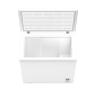 Baridi Freestanding Chest Freezer, 199L Capacity, Garages and Outbuilding Safe, -12 to -24°C Adjustable Thermostat with Refriger