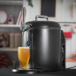 Baridi Robinet Distributeur de Fût de Bière 6 L avec Compresseur Électrique et Refroidissement Intégré, Sans Cartouches de Gaz -