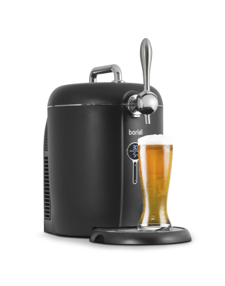 Baridi Robinet Distributeur de Fût de Bière 6 L avec Compresseur Électrique et Refroidissement Intégré, Sans Cartouches de Gaz -