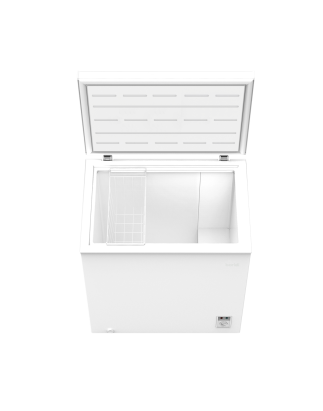 Baridi Freestanding Chest Freezer, 142L Capacity, Garages and Outbuilding Safe, -12 to -24°C Adjustable Thermostat with Refriger