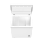 Baridi Freestanding Chest Freezer, 142L Capacity, Garages and Outbuilding Safe, -12 to -24°C Adjustable Thermostat with Refriger