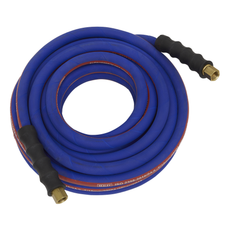 Tuyau d'air extra-robuste avec raccords BSP 1/4" 10 m x 10 mm