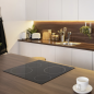 Baridi 60cm Built-In Ceramic Hob 4 Cooking Zones, Black Glass, 6000W with Touch Controls, Timer