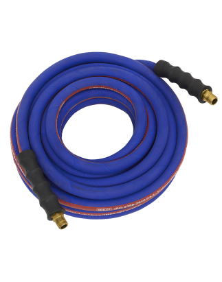 Tuyau d'air extra-robuste avec raccords BSP 1/4" 15 m x 10 mm