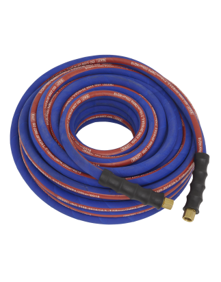 Tuyau d'air extra-robuste avec raccords BSP 1/4" 20 m x 8 mm